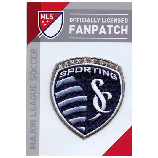 Kansas City Sporting  Primary Team Crest Embroidered Jersey Patch 