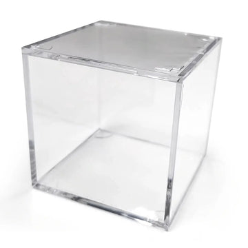 Clear Baseball Cube Display Case UV Protected 