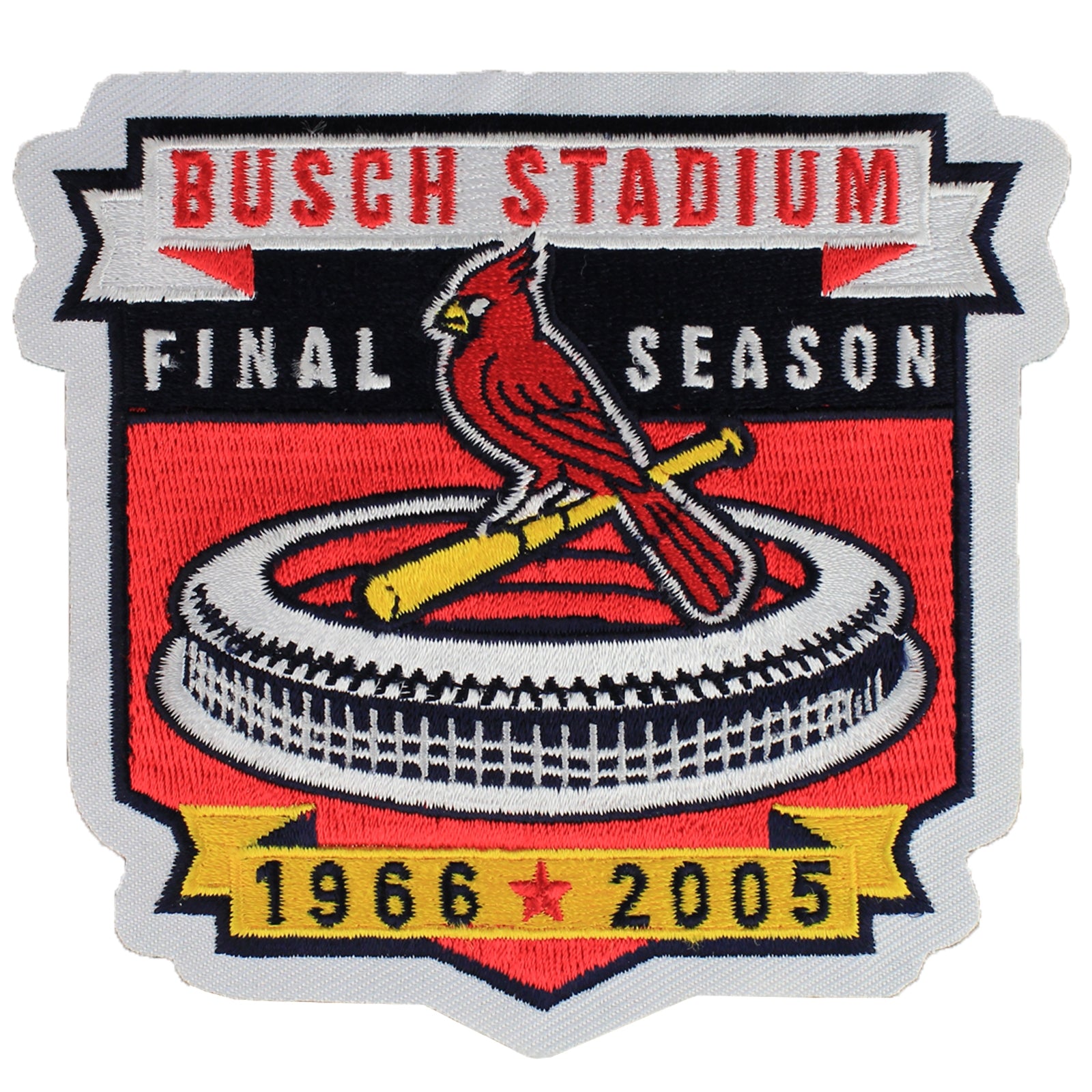 St. Louis Cardinals Final Season 2005 Jersey Patch (Busch Stadium) 