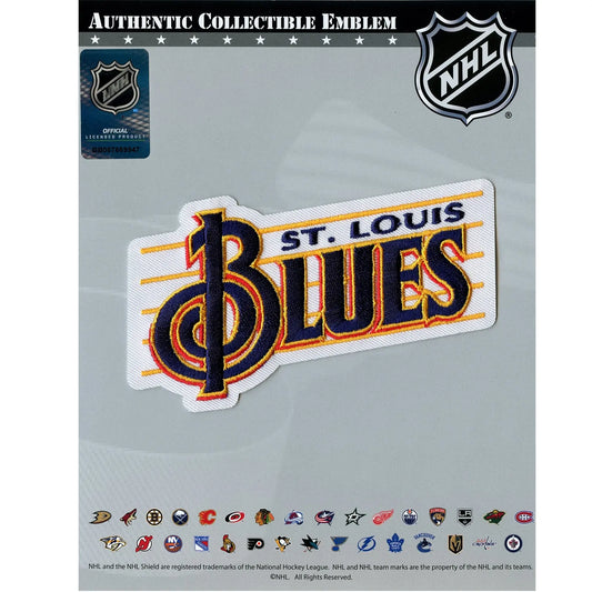 St. Louis Blues Secondary Team Retro Music Notes Logo Patch 