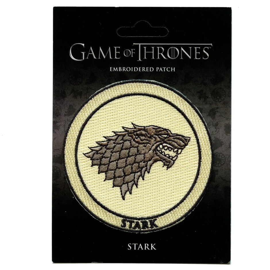 Official Game Of Thrones House Stark HBO Embroidered Patch Patch official-game-of-thrones-house-stark-hbo-embroidered-patch-patch