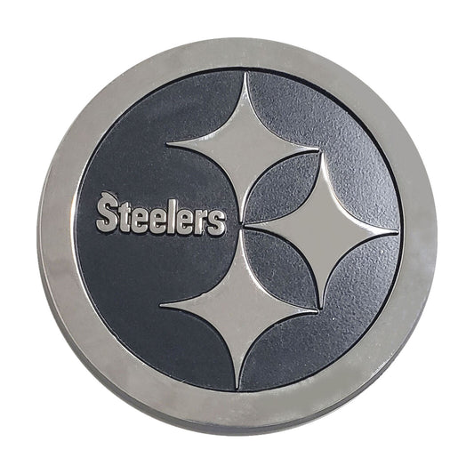 Pittsburgh Steelers Premium Solid Metal Chrome Plated Car Auto Emblem