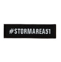 Hashtag Storm Area 51 Embroidered Iron On Patch