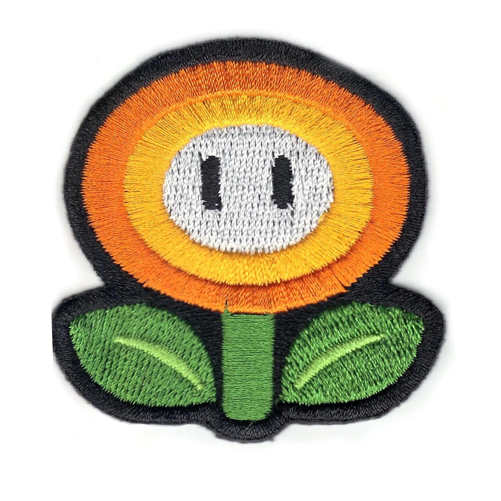 Nintendo Super Mario Game Fire Flower Iron On Patch 