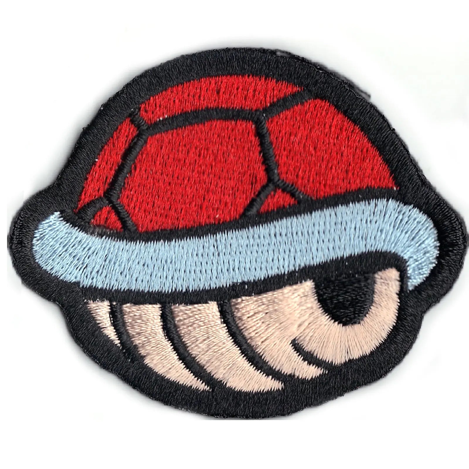 Nintendo Super Mario Game Red Turtle Shell Iron On Patch – Patch Collection