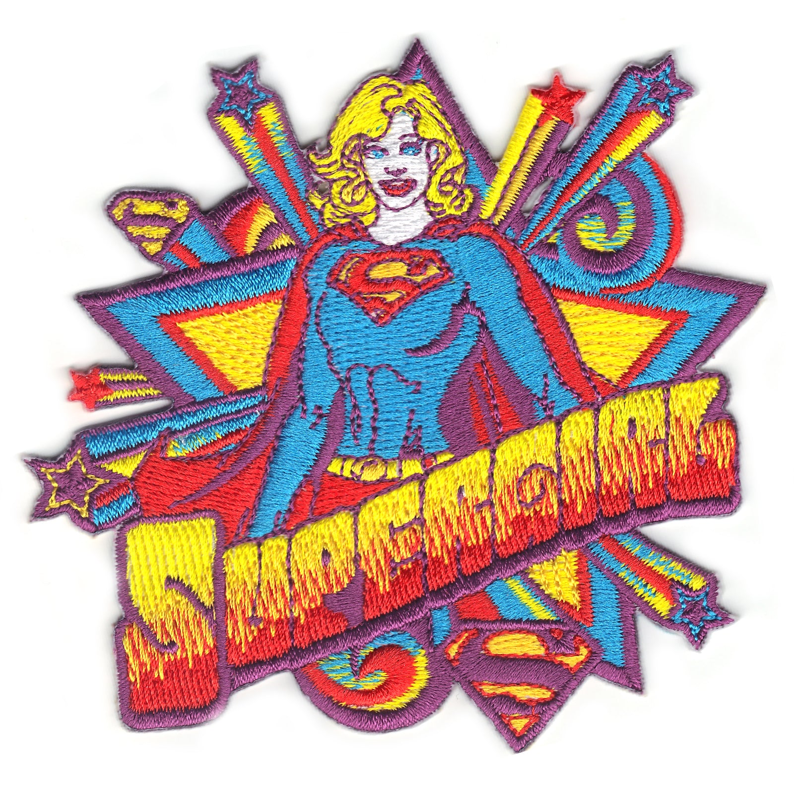 Dc Comics Supergirl Retro Iron on Patch 