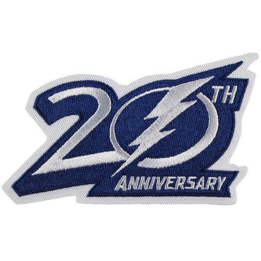2012-13 Tampa Bay Lightnings 20th Anniversary Jersey Patch 