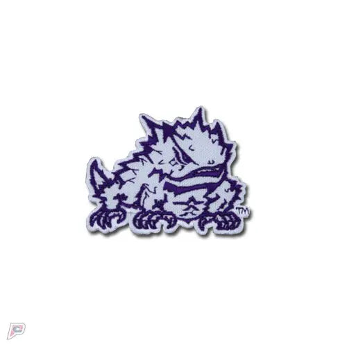 TCU Horned Frogs Primary Logo Iron On Embroidered Patch 