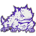 TCU Horned Frogs Aluminum Color Car Emblem 