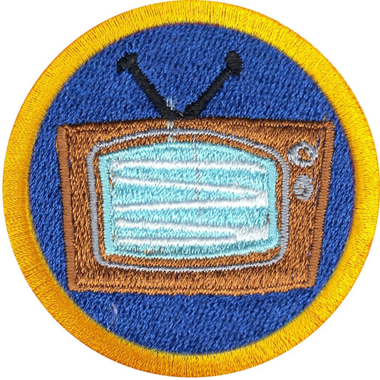 TV Broadcasting Wilderness Scout Merit Badge Iron on Patch 