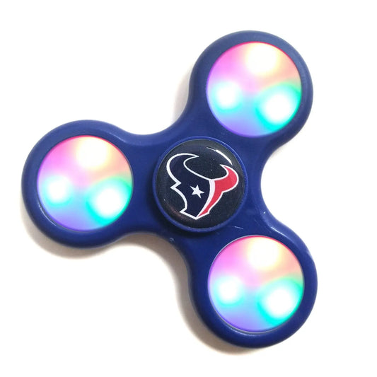 Houston Texans 3 Way LED Lights Fidget Hand Spinners 