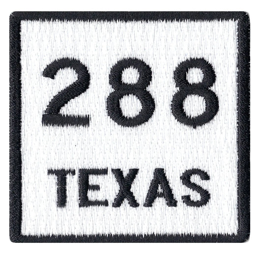 Houston Highway 288 Sign Logo Iron On Patch 