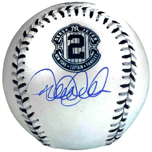 Autographed New York Yankees Derek Jeter Steiner Sports Retirement Baseball 