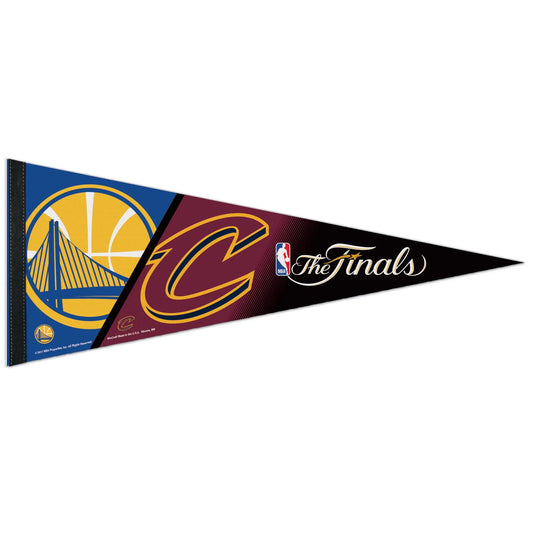 2017 NBA Finals Dueling Premium Pennant (Cleveland Cavaliers Vs Golden State Warriors) 