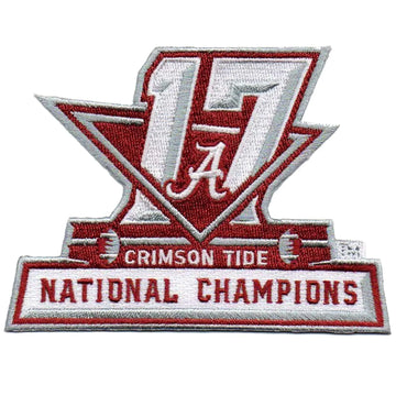 2017 College National Champions Alabama Crimson Tide Patch 