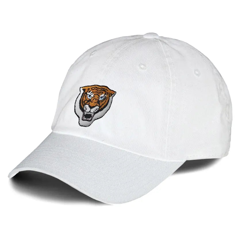 Tiger Head Dad Hat Embroidered Curved Adjustable Baseball Cap