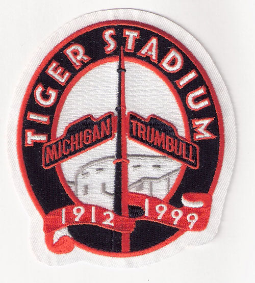 1999 Detroit Tigers Stadium Final Season Patch 