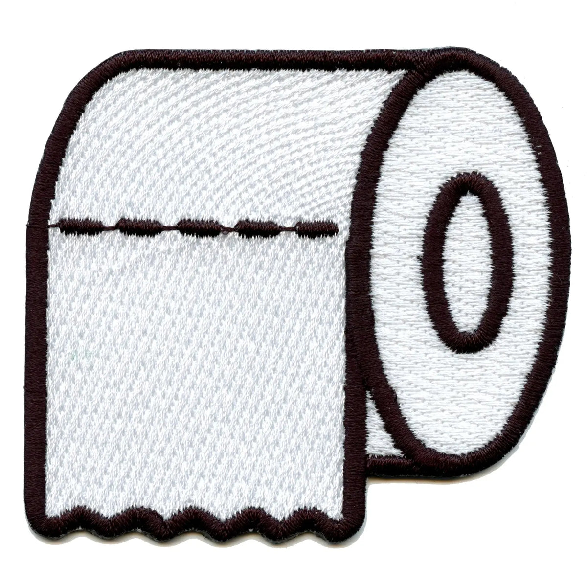 Paper Rool Patch Toilet Paper Roll Embroidered Iron On Patch – Patch Collection