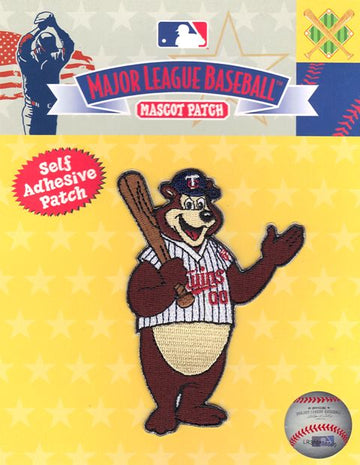 Minnesota Twins Team Mascot 'TC Bear' Self Adhesive Patch 