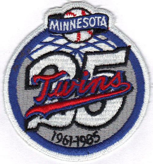 1985 Minnesota Twins 25th Anniversary Jersey Sleeve Patch 