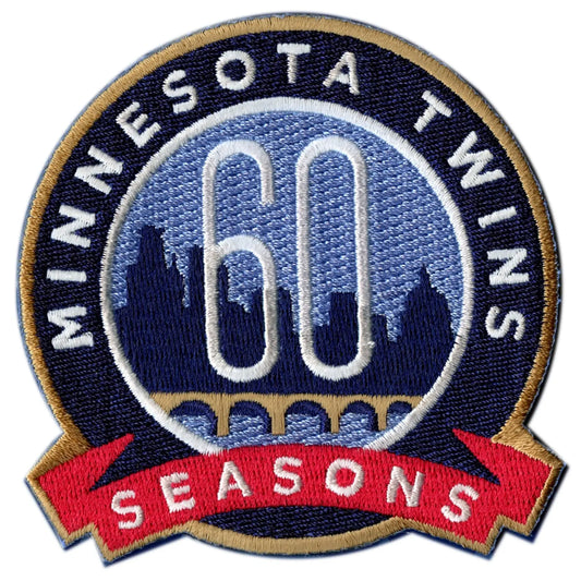 2020 Minnesota Twins 60th Anniversary Sleeve Patch 