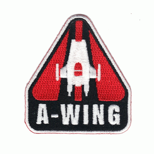 Star Wars The Last Jedi 'A-Wing' Logo Iron On Patch 