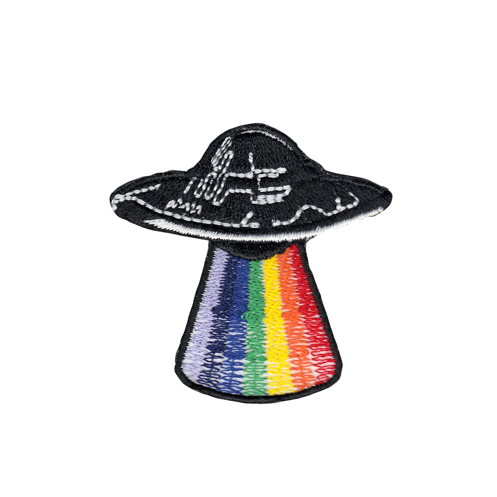 UFO (ALT) Embroidered Iron On Patch 