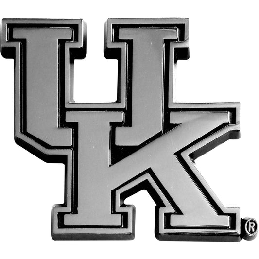 Kentucky Wildcats Solid Metal 3-D Chrome Emblem Small SLS 