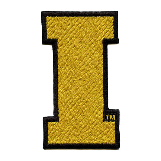 University of Iowa Hawkeyes "I" Logo Embroidered Iron On Patch 
