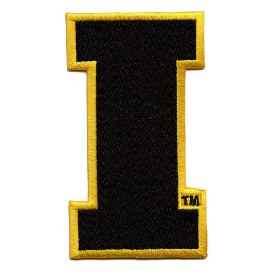 University of Iowa Hawkeyes "I" Logo (ALT) Embroidered Iron On Patch 