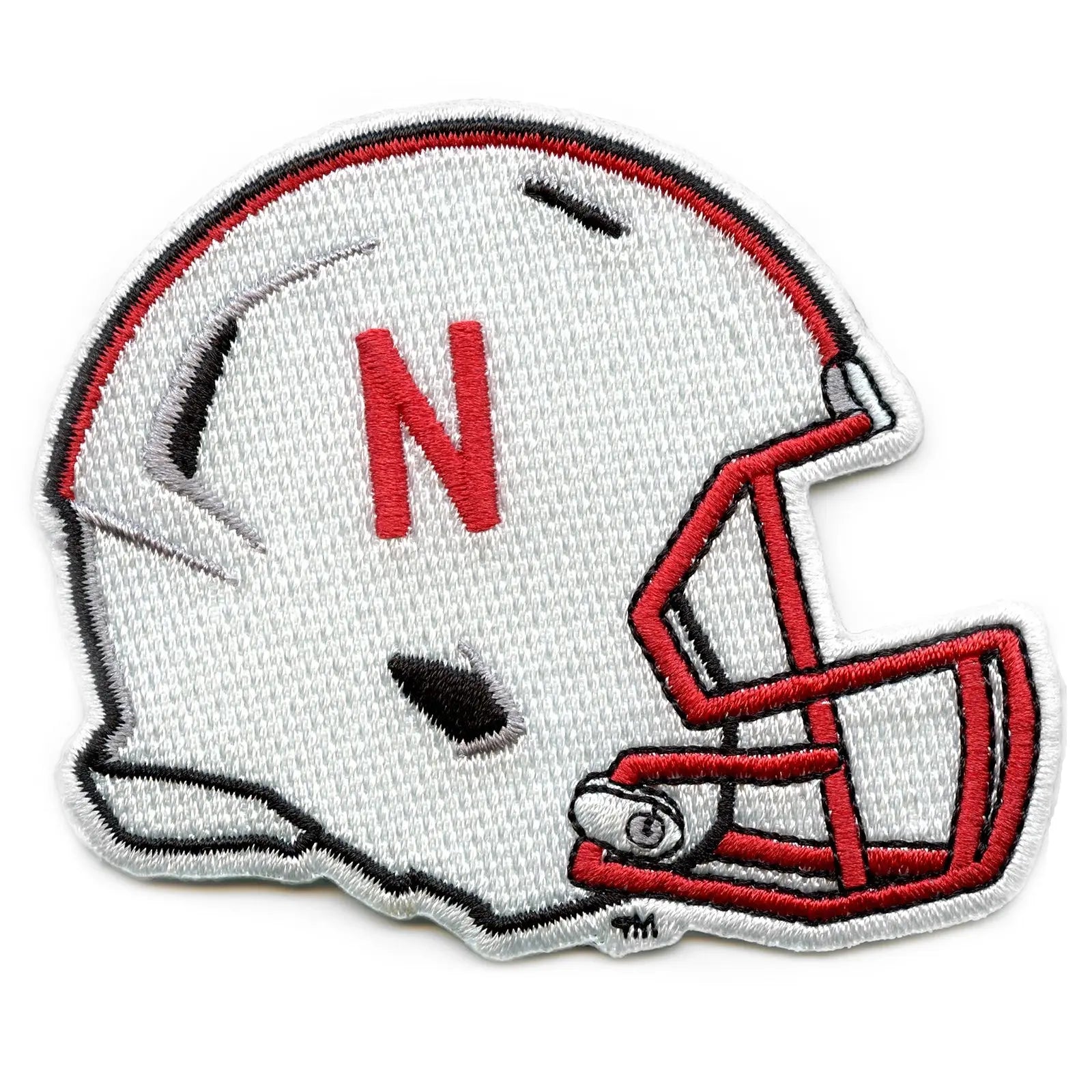 cornhuskers football helmet Nebraska Lunar Eclipse Mini Speed SP face mask Circa 1990 Nebraska Cornhuskers Game-Used