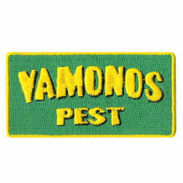 Vamonos Pest Box Logo Embroidered Iron on Patch 