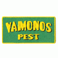 Vamonos Pest Box Logo Embroidered Iron on Patch