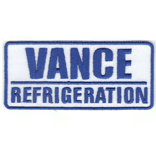 Vance Refrigeration Appliance Company Sign Logo Iron On Patch 