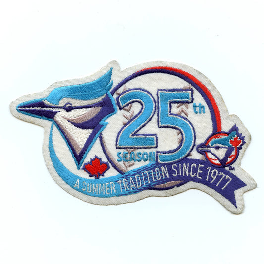 2001 Toronto Blue Jays 25th Anniversary Vintage Patch 