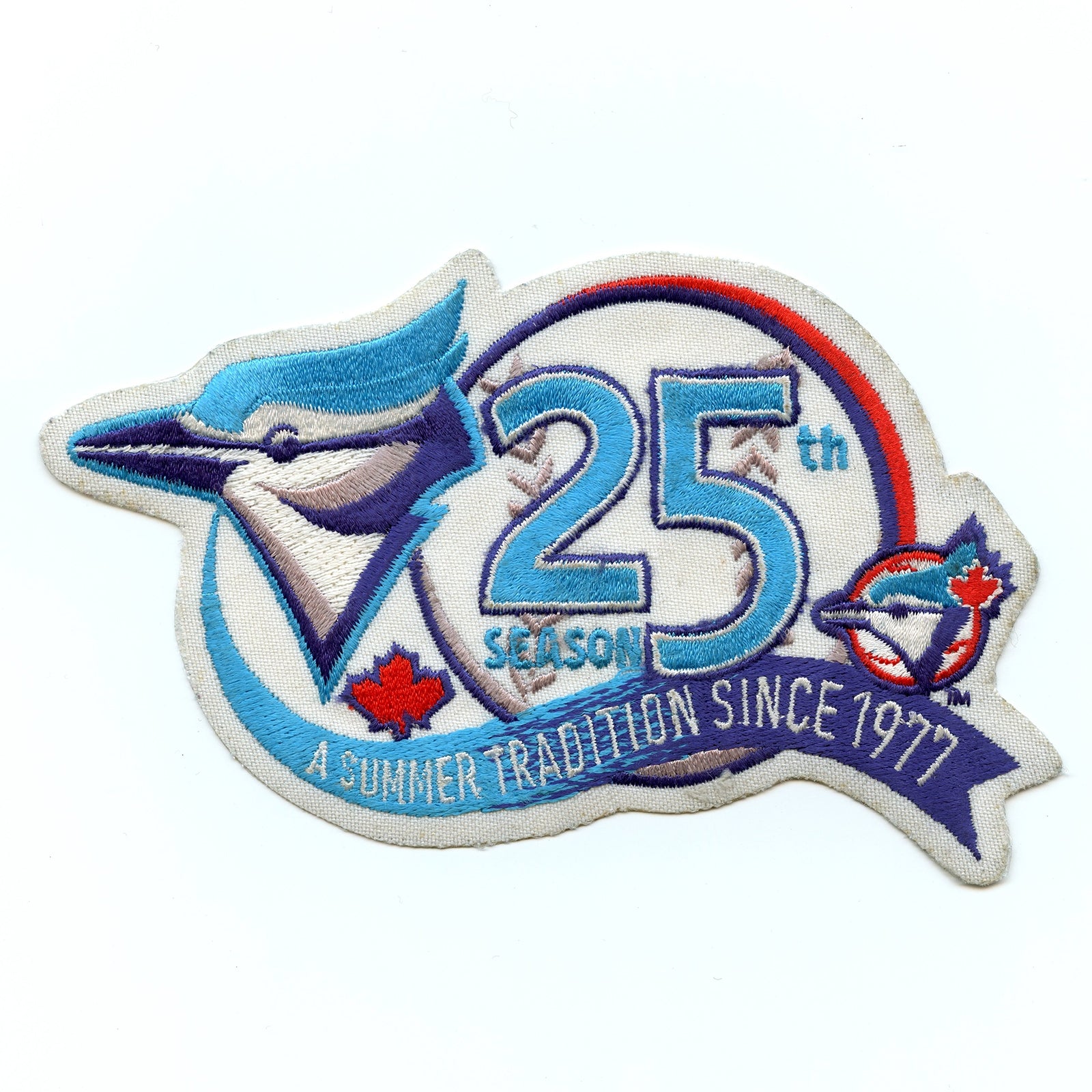 2001 Toronto Blue Jays 25th Anniversary Vintage Patch 