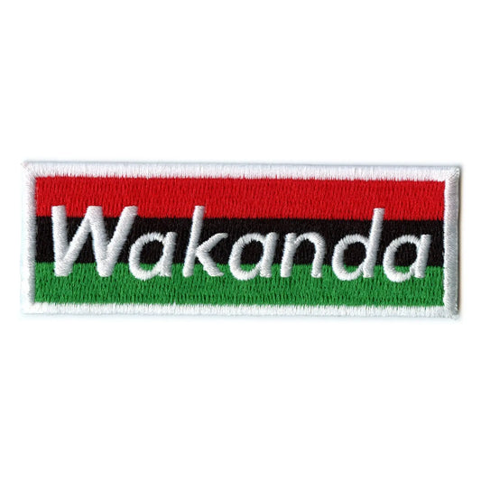 Wakanda Box Logo Embroidered Iron on Patch 