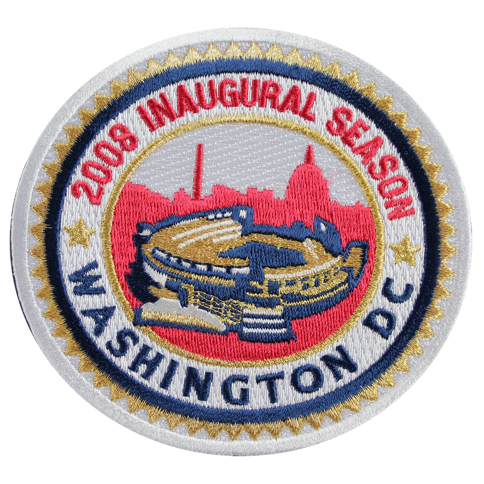2008 Washington Nationals Park Inaugural Season Jersey Sleeve Patch 