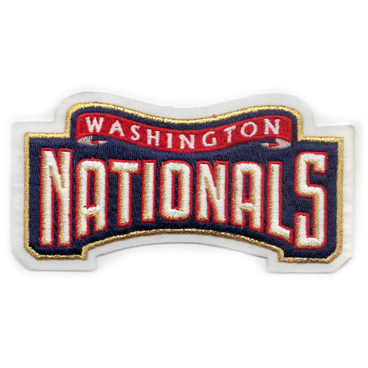 Washington Nationals Wordmark Script Patch 2005 