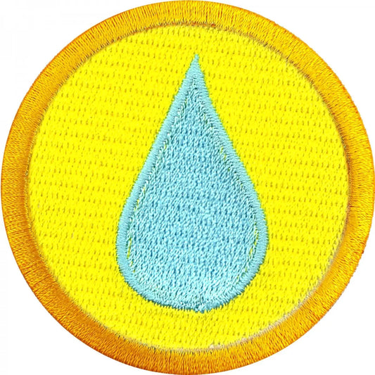 Water Conservation Wilderness Scout Merit Badge Iron on Patch 