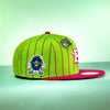 Watermelon Bubblegum Hat Patch Baseball Flavor Embroidered Iron On