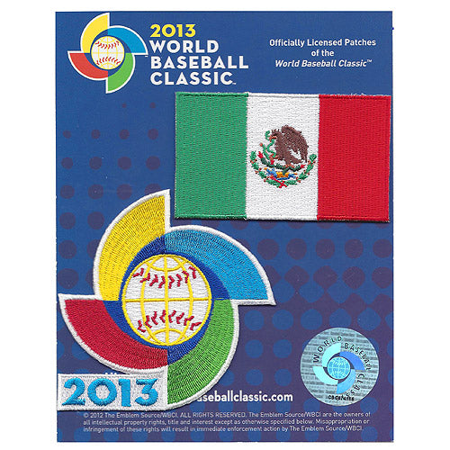 Mexico 2013 World Baseball Classic Patch Pack 