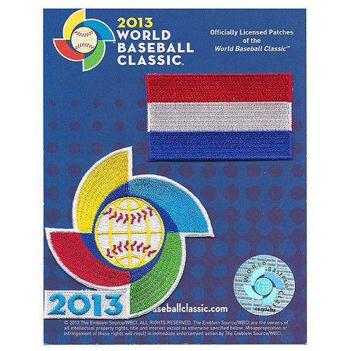 Netherlands 2013 World Baseball Classic Patch Pack 
