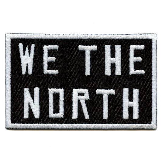We The North Toronto Canada Pride Iron On Patch (Black) 