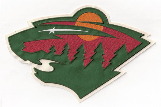 Minnesota Wild Head Large Front Jersey Logo Patch 