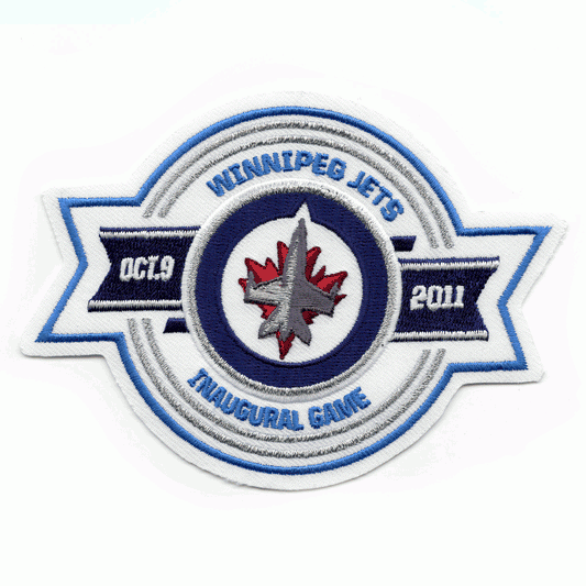 Official Winnipeg Jets Team Issued 1st Game Inaugural Season Limited Edition Rare Patch 2011 