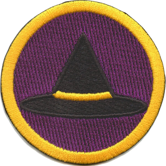 Witch Hunting Merit Badge Embroidered Iron on Patch 