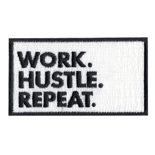 Gary Vee " Work. Hustle. Repeat. " Iron On Patch 