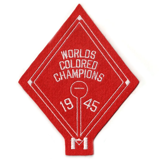 1945 Worlds Colored Champions Cleveland Buckeyes Rare Patch 