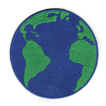 Earth Patch Outerspace Embroidered Iron On 